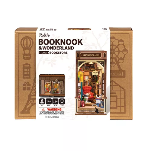 Olvasókuckó-DIY könyvespolc díszítő - Book nook