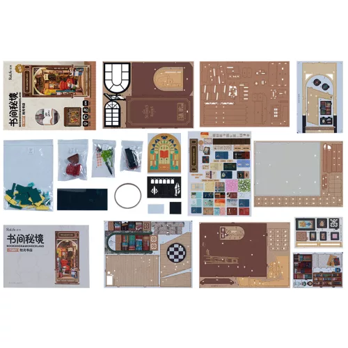 Olvasókuckó-DIY könyvespolc díszítő - Book nook