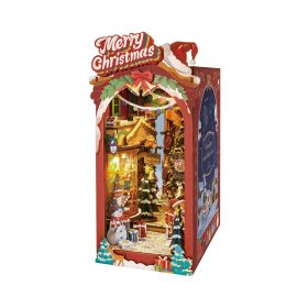 Karácsonyi utca -DIY könyvespolc díszítő - Book nook