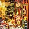 Karácsonyi utca -DIY könyvespolc díszítő - Book nook