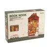 Karácsonyi otthon hangulata - DIY könyvespolc díszítő - Book nook