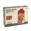 Karácsonyi otthon hangulata - DIY könyvespoc díszítő - Book nook