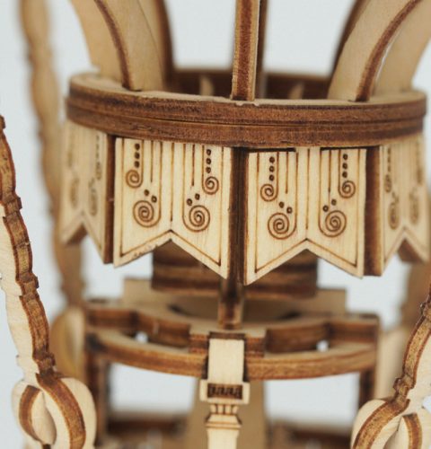 Hőlégballon 3D fapuzzle - 216 db