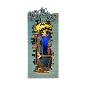 Magic House -DIY könyvespolc díszítő Book nook