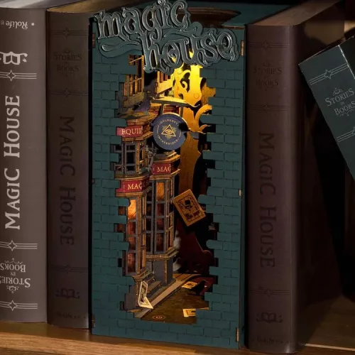 Magic House -DIY könyvespolc díszítő Book nook