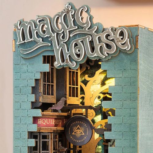 Magic House -DIY könyvespolc díszítő Book nook