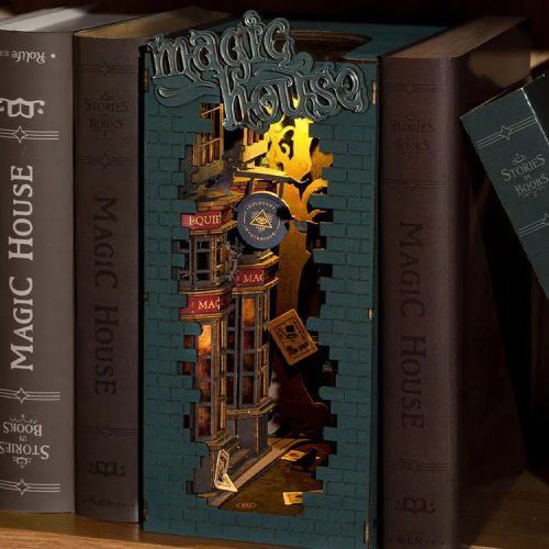 Magic House -DIY könyvespolc díszítő Book nook