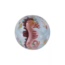 Little Dutch felfújható 3D strandlabda - Ocean Dreams pink