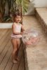 Little Dutch felfújható 3D strandlabda - Ocean Dreams pink