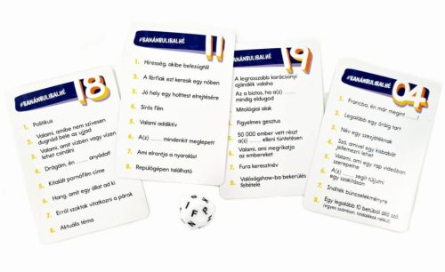 Banán, buli, balhé parti társasjáték