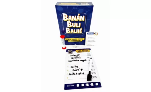 Banán, buli, balhé parti társasjáték