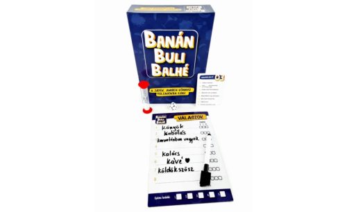 Banán, buli, balhé parti társasjáték