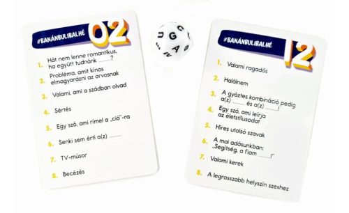 Banán, buli, balhé parti társasjáték