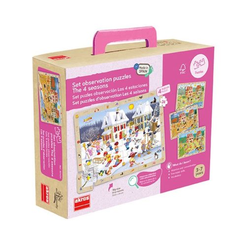 Akros Megfigyelő puzzle készlet - A négy évszak