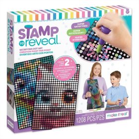   Make It Real - Cicus és Dínó - Matrica pöttyöző nyomda 2 db-os készlet 