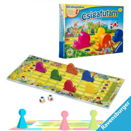 Ravensburger - Csigafutam készségfejlesztő társasjáték