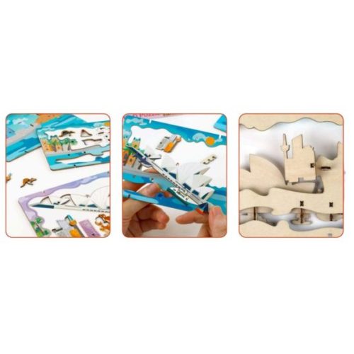 Avenir - Városkép 3D puzzle - Barcelona