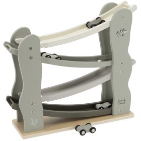   Label Label fából készült versenypálya olivazöld színben - Fajáték