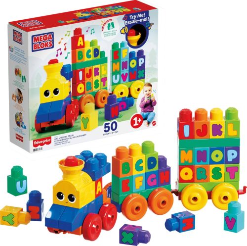 Fisher-Price Mega Bloks - Zenélő ABC vonat