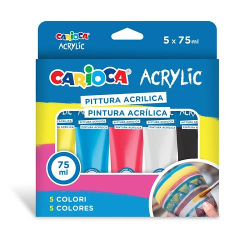 Carioca Acryl 5 db-os festék készlet