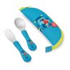 Maped Picnic Fém evőeszköz készlet, szövet tokban - Concept Miniz -Mosómedve