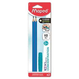   Maped Írástanuló grafitceruza háromszögletű, szilikon véggel - HB -Kidy Learn Concentration