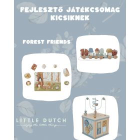  Little Dutch - Fejlesztő játékcsomag kicsiknek - Forest Friends