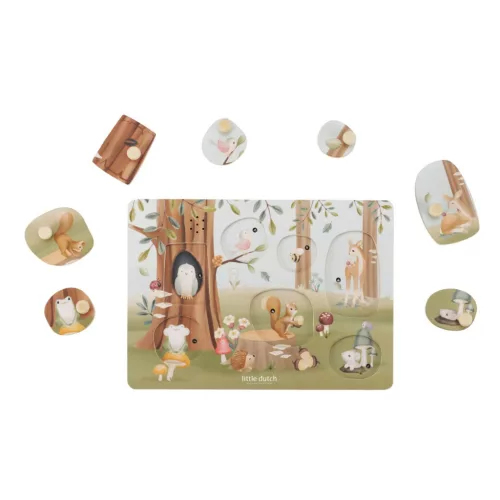 Little Dutch - Fejlesztő játékcsomag kicsiknek - Forest Friends