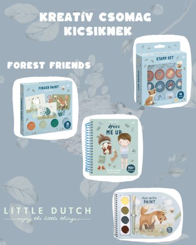 Little Dutch - Kreatív csomag kicsiknek - Forest Friends