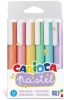 CARIOCA Szövegkiemelő készlet - 6db-os, pasztell színek