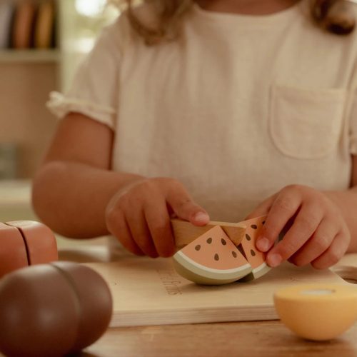 Little Dutch fa gyümölcsszeletelő készlet