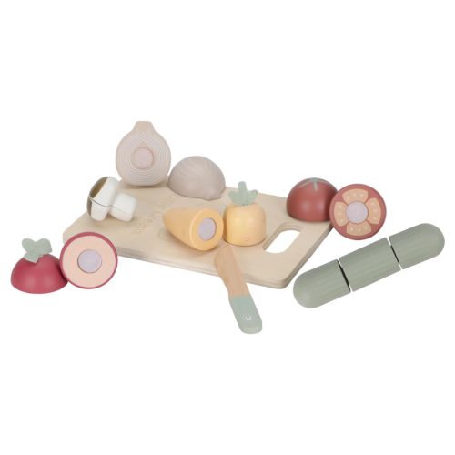 Little Dutch fa zöldségszeletelő készlet