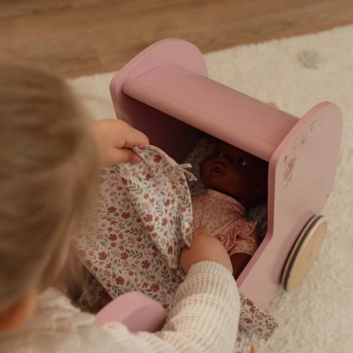 Little Dutch fa játékbabakocsi