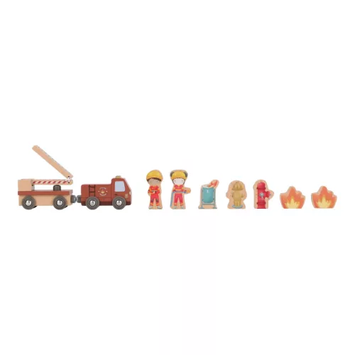 Little Dutch tűzoltóállomás - vasúti sínpályához