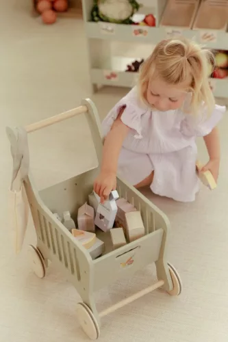 Little Dutch bevásárlókocsi termékekkel