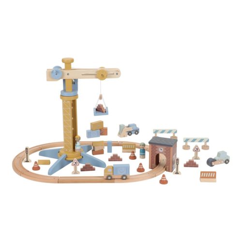 Little Dutch daru készlet vasúti sínpályával