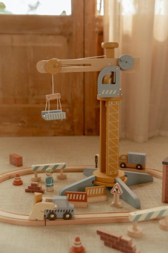 Little Dutch daru készlet vasúti sínpályával