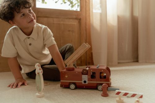 Little Dutch tűzoltóautó kiegészítőkkel