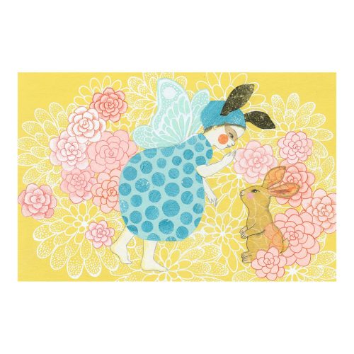 Djeco 8 személyes meghívó készlet - Tündér egy napra - Fairies for a day