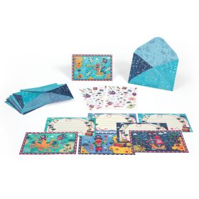   Djeco 8 személyes meghívó készlet - Kalóz parti - All aboard!