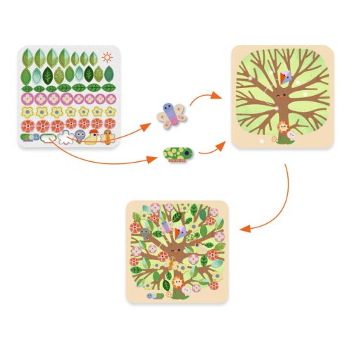 Djeco Kollázs műhely - Évszakokon át - Through the seasons
