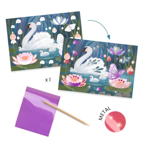 Djeco Kreatív műhely - 6 technika 1 dobozban - Bájos bolyhos - Fluffy box