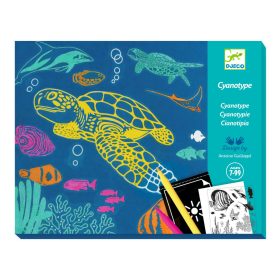   Djeco -Művészeti műhely - Tengermély kék - Ultramarine, Cyanotype