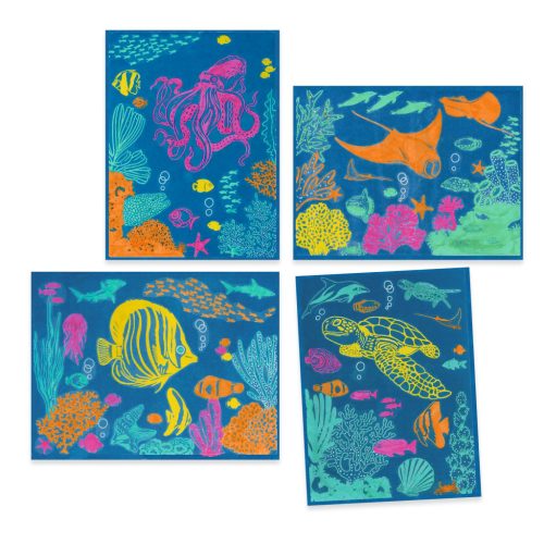 Djeco -Művészeti műhely - Tengermély kék - Ultramarine, Cyanotype