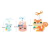 Djeco Artistic Aqua - Vizes gyöngykirakó készlet, Bundás barátok - Furry friends