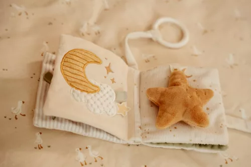 Little Dutch textil babakönyv kicsi - Newborn Naturals