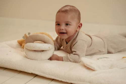 Little Dutch készségfejlesztő plüss labda - Newborn Naturals
