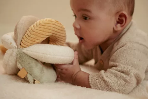 Little Dutch készségfejlesztő plüss labda - Newborn Naturals