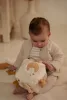 Little Dutch készségfejlesztő plüss kocka - Newborn Naturals