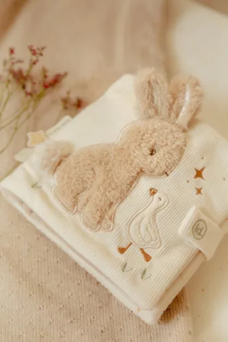 Little Dutch textil babakönyv nagy - Newborn Naturals